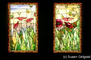 stained glass exhibit